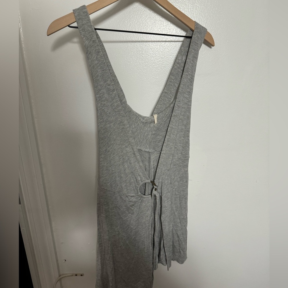 Free people grey wrap dress
